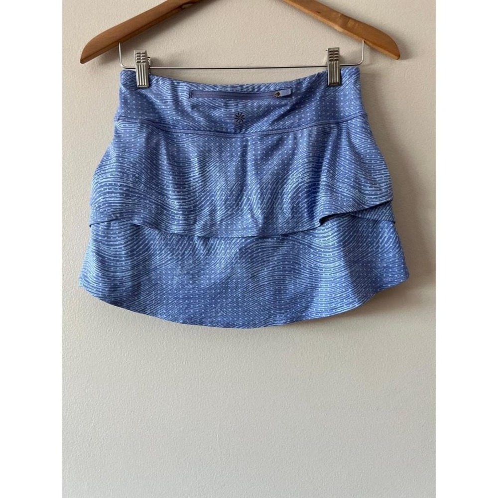 Athleta Girl Swing Skort XL Blue White - Picture 2 of 5
